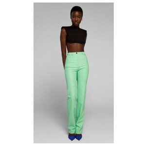 Cultnaked Mint Killa Vegan Leather Pants in Green